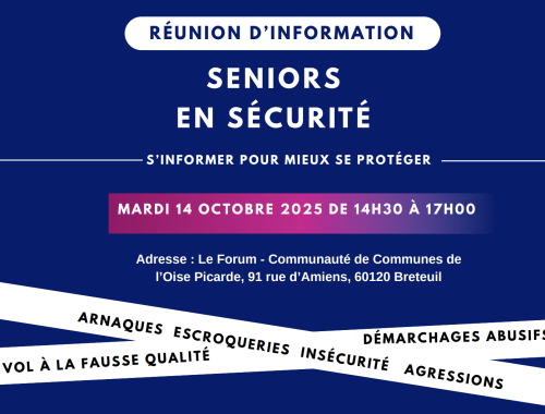 Réunion de sensibilisation sur les escroqueries par fausse qualité
