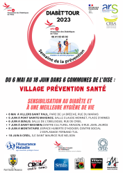 L'association française des diabétiques de l'Oise vous accueille lors du DIABET'TOUR