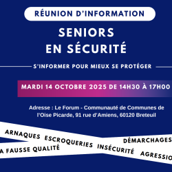 Réunion de sensibilisation sur les escroqueries par fausse qualité