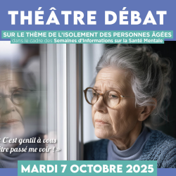 Débat théâtral ayant pour thème l’isolement des personnes âgées et des aidants familiaux
