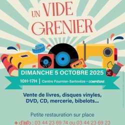 Vide grenier dimanche 5 octobre